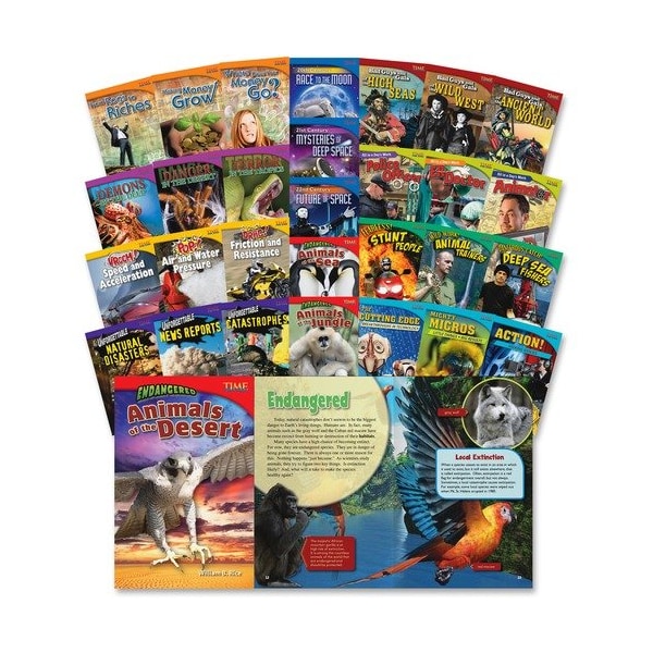 Shell Education Teacher Created Materials TFK Challenge Books, Asst Topics, 30/ST, Multi, 30PK SHL18385 - main